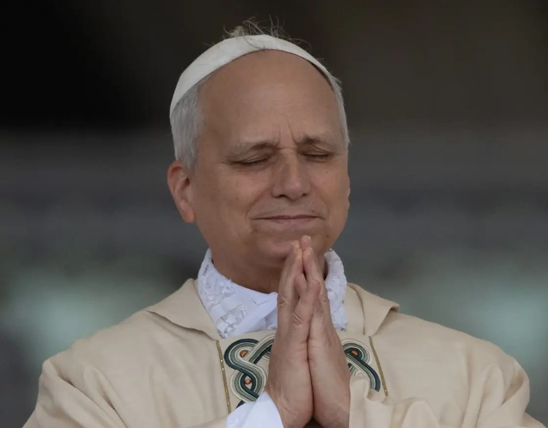 Pope Leo at Prayer